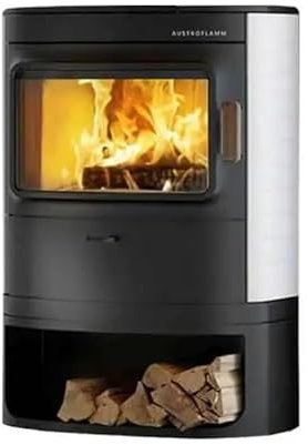 AUSTROFLAMM Kaminofen | Cody 2.0 | Keramikverkleidung + Sockel | 8 kW