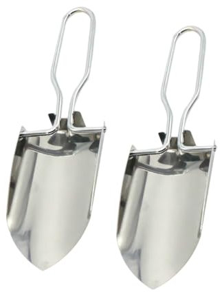 POPETPOP 2piezas Pala De Jardinería Kit De Herramientas Manuales Espátulas Plegables para Flores y Plantas