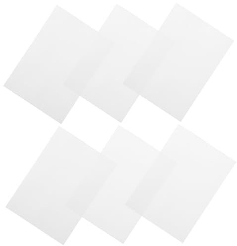 FIXOSHEE 6stücke Wasserlöslicher Stickvlies Zum Sticken Stickerei Stabilisator Aus Vliesstoff Auflösendes Blatt Für DIY-projekte Und Kleidungszierungen