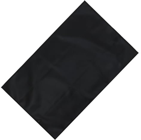 BESPORTBLE Tappetino Ignifugo per Barbecue 48x30 Pollici Cuscinetto Riscaldante Bifacciale per Griglia da 22/17 Pollici Forno per Pizza Woodifre da Esterno Nero