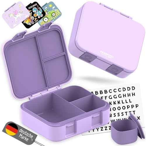 BEARFOOT Bento Box COMPACT Lunchlåda för barn (lila, 1 000 ml)
