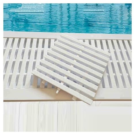 Grille De Trop-plein De Drainage De Piscine, Grille De Drainage D'activité, Couvercle De Drain De Sol, Bande De Couverture De Grille For Piscine, Salle De Bain, Patios, Terrasses(30x100CM/15pieces)