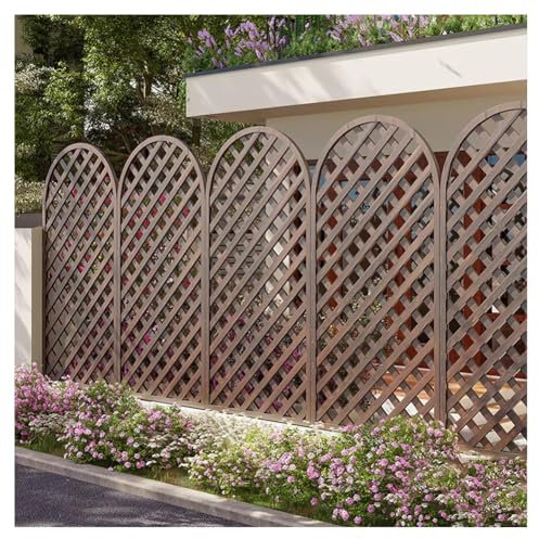 Schermature Per La Privacy Da Esterno, Recinzione Decorativa Autoportante Estensibile, Pannelli Schermanti Per Recinzioni Da Giardino, Ideali Per Terrazze E Giardini Con Pergolato(Marrone,90x120 cm)