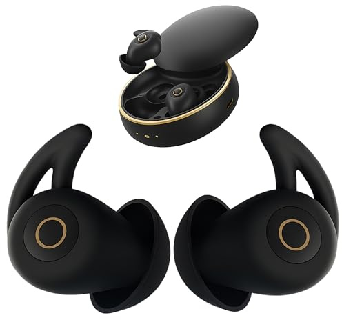 LXYi Sleep Earbuds, Ultra-Thin Invisible Headphones for Side Sleepers, 8-Hour Battery(24h w/ Case)No Buttons, No Lights, No Alerts, Noise Blocking Wireless Bluetooth 5.3, Gift for Him & Her, Mom & Dad