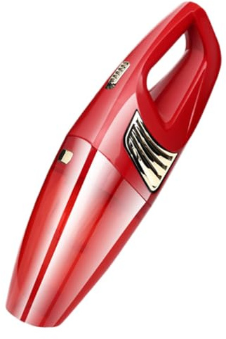 GANAZONO Aspirateur De Voiture sans Fil Haute Puissance Rouge Nationalité, Portable à Main, Rechargeable USB, Nettoyage Intérieur Automobile, Usage Familial Et Professionnel