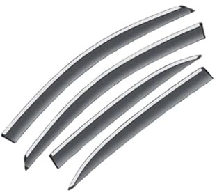 TQHSAG Windabweiser 4X Windabweiser Für VW Für Touran 1T 2004-2011 2012 2013 2014 2015 Zubehör Auto-Fensterblenden Regenschutz Für Die Windschutzscheibe Regenabweiser
