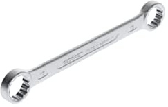 GEDORE Doppelringschlüssel, SW 16+17 mm, gerade, flach, dünn, 12-kant, UD-Profil, Schraubenschlüssel, 4 16X17