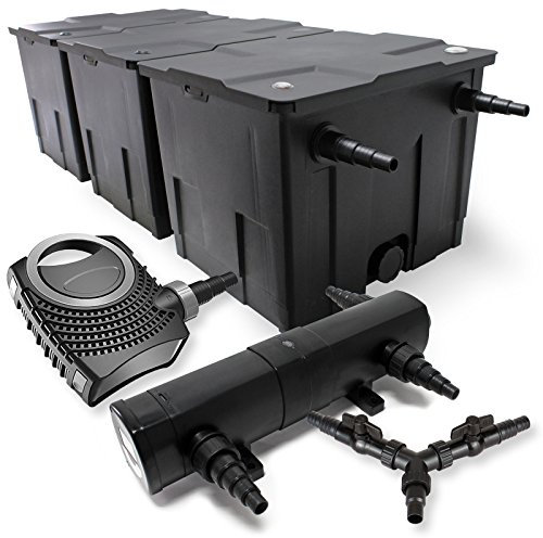 SunSun Kit de filtración de estanque 90000l 18 W Clarificador neo8000 70 W bomba jardin