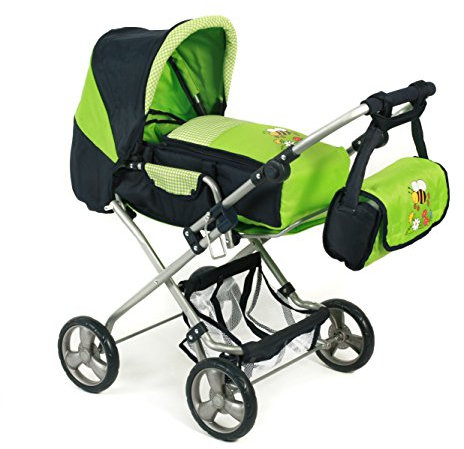 Bayer Chic 2000 586T16 - Kombi-Puppenwagen Bambina, Bumblebee, grün