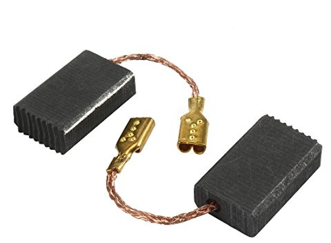 sourcing map Escobillas de Carbón 1 Par, 5mm x 10mm x 15mm | para Motor Eléctrico Genérico, Pieza de Reparación de Repuesto