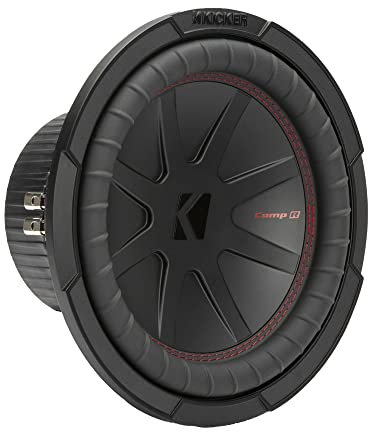 WIAONE KICKER CompR 10(25cm) Subwoofer, DVC, 4-ohm, RoHS Compliant
