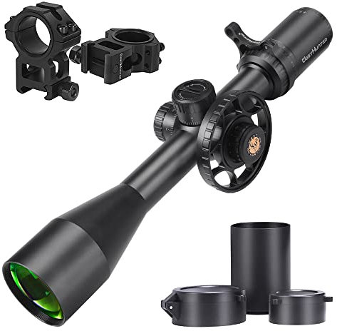 WestHunter Optics TD 5-25x50 SFIR FFP Precisión Miras Telescópicas, Exclusivo para Competiciones Deportivas de Larga Distancia | Picatinny Shooting Kit B