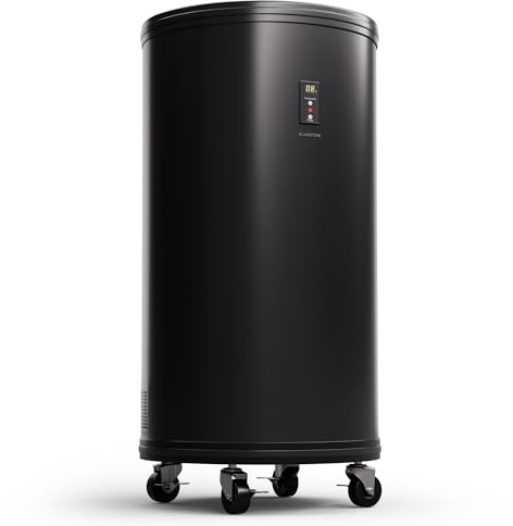 Klarstein Beersafe L Kühlschrank mit LED Display, Edelstahl-Kühlschrank für Zimmer, Indoor/Outdoor Getränkekühlschrank, Weinkühlschrank für Getränke, 50L Kühlschrank mit 360° Sicht, 0-16°C