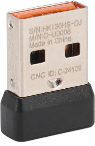 ciciglow Receptor USB, Receptor Unificador USB Inalámbrico de 2,4 GHz con Alfombrilla de Ratón para Ratón Inalámbrico Logitech M590 M720 MX Series, para Logitech K230 K270 MK Series