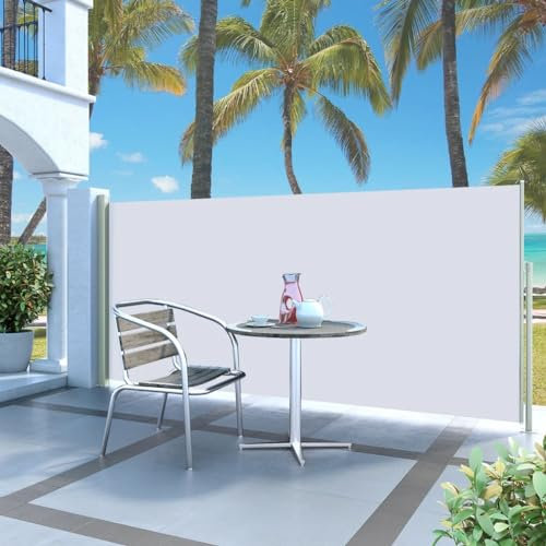 Home Outdoor OthersVersenkbare Seitenmarkise, 140 x 300 cm, Creme