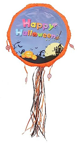 FOYTOKI Halloween Piñata Für Junge Mädchen Lustige Farbenfrohe Party-dekoration Selbstbefüllbar Mit Süßigkeiten Und Spielzeug Für Halloween-feiern Und Geburtstagsfeiern