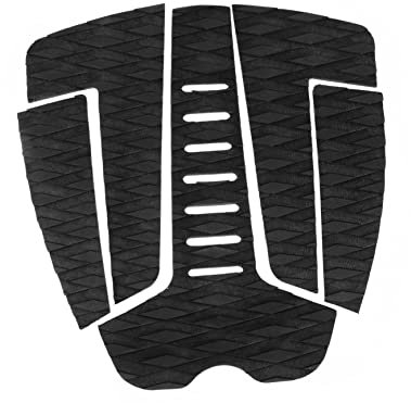 KOMBIUDA Eva Surfbrett Tail Pads Rutsch Pads Surfboard Zubehör Kratzfest Schwarz