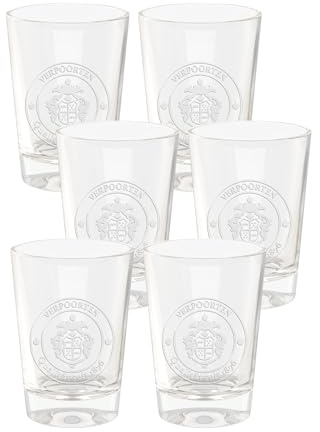 VERPOORTEN Wappen-Gläser, 6cl im 6er Pack