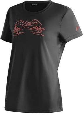 Maier Sports Wilma Print Funktionströja, fritidströja med tryck, normal passform