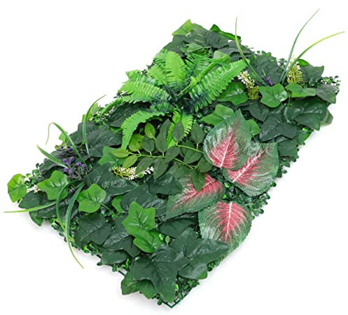 BESPORTBLE Pared De Plantas Artificiales Decoración Plantas Falsas para Fiesta De Pared Vegetación Artificial Adorno Decorativo para