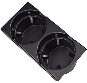 ZEMNLO Auto Schwarz Mittelkonsole Wasserbecherhalter Getränkeflaschenhalter Münzfach, for, 3er E46 323i 318I 320I 1998–2006 51168217953 Getränkehalter für die Mittelkonsole(Black-Cup Holder)