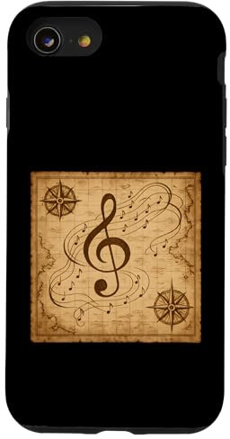 Shantycore Vintage Clé de Sol Carte de Mer Coque pour iPhone SE (2020) / 7 / 8