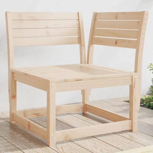 EMYRLXQW Outdoor-Sitzgelegenheit, Outdoor-Sofas, Gartensofa, Ecke, 73 x 73 x 78 cm, Massivholz, Kiefer