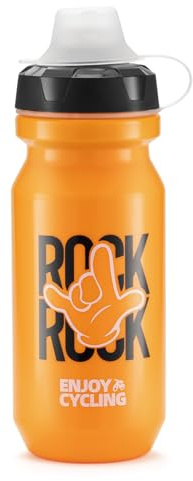 ROCKBROS Trinkflasche Auslaufsicher, Wasserflasche Einhandöffnung Sichere Verriegelung, 600ml 750ml BPA-frei, Fahrradflasche für Radfahren, Gym, Arbeit, Schule | Auslaufsicher und tragbar, Wasserflasche zum Drücken für Fahrrad, Radfahren, Laufen, MTB, Wandern