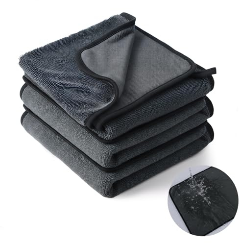 TanyoKing Shiny Bath Wipes Trockentuch Dusche, Schnell Trocknendes Autotuch, Mikrofasertuch, Premium-Handtuch Geeignet für Autos, Duschräume, Haushalte und Camping (30 * 30cm 3 Stück)