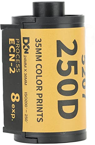 Aumotop 35 Mm Färgutskriftsfilm Professionellt Brett Exponeringsområde för 135 Kameror 1 Rulle Premium Kvalitet Färgutskrifter (8 ark)