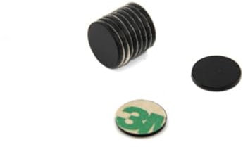 Adesivo N42 Black Epossidico Nero Magnete Per Arti, Mestieri, Produzione Di Modelli, Fai -Da -Te, Hobby, Ufficio E Casa - 10mm Dia x 1mm - 0,58kg Di Tiro - Pacchetto Di 10