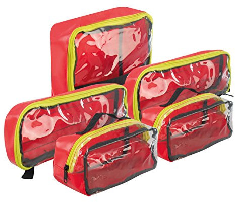 AeroCase 5-teiliges Innentaschenset Plane Rot