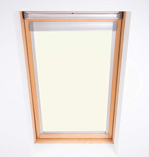 Bloc Skylight Rollo 6 (78/118) für Fakro Dachfenster Blockout, weiß, B60 x H96 cm