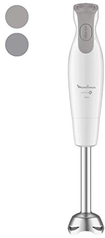 Moulinex Dailychef DD5521 Mixeur 2 en 1 2 vitesses, mixeur à main facile à utiliser, hachoir 500 ml, verre doseur 800 ml, pièces Passe au lave-vaisselle