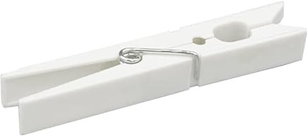 Virsus pinze per bucato di plastica Bianche 80 pz - C