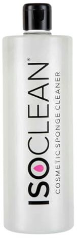 ISOCLEAN Nettoyant pour Eponge à Maquillage - Dissout & Retire le Maquillage de l’Eponge à Fond de Teint & à Poudre - Solution Assainissante Végan - 525ml