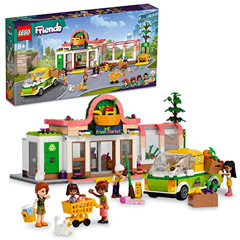 LEGO Friends Organic Grogrocery Store 41729 Bauspielzeug-Set für Kinder, Jungen und Mädchen ab 8 Jahren (830 Teile)