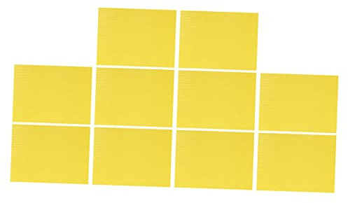 OFFSCH 10stücke Bienenwachs Platten Honigbiene Gewachste Foundation Blatt Für Bienenwachs-grundlage Wabenplatte Bienentief-grundlage