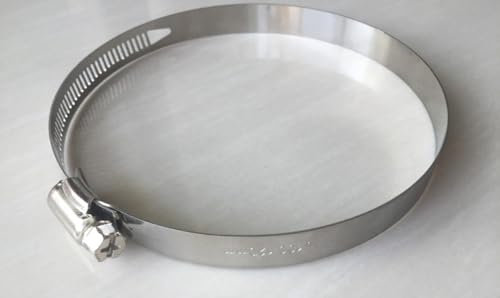 10 Stück Edelstahl verstellbare Antriebsschlauchschelle Kraftstoffleitung Schneckengröße Clip Hoop Schlauchschelle, 8,12 mm