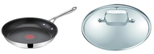 Tefal Jamie Oliver by Cook's Direct On Bratpfanne 24 cm & Oliver by Glasdeckel B89985 | 24 cm