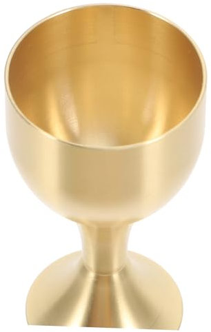 Holibanna Calice in Lega Di Rame Delicato Per Offerte Buddhiste Decorativo e Resistente Altezza Per Tempio e Cerimonie Spirituali