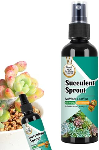 Abono Líquido Para Cactus, Spray Estimulante de Brotes para Suculentas, 100ml para Potenciador de Crecimiento para Plantas de Casa de Interior y Exterior en Propagación en Macetas