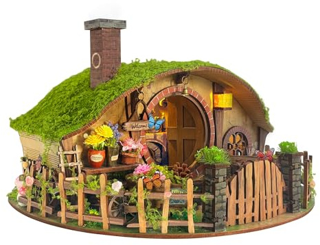 Structwood gör-det-själv miniatyrhus kit – trä 3D-pussel hemlig låda design, stressavlastande hantverk för tonåringar och vuxna, dockhus kit gåva och heminredning