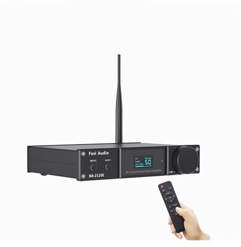 YVAAASIYC DA2120C Bluetooth Amplifier 120W X2 Stereo HiFi 2.1 Channel Wireless Stream Class D Mini Power Subwoofer USB DAC AMP(Without Power Supply)