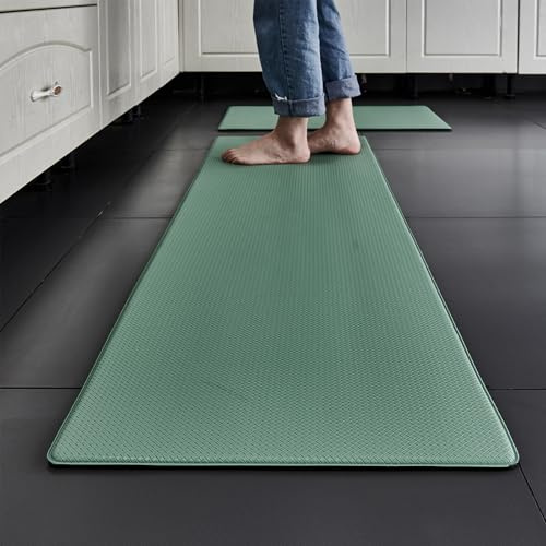 Bllhl Bedside Non Slip Fall Mat Elderly,Thickened Prevention Pad with Beveled Edge,Pad Reduce Risk of Injury from Impact,for Seniors, Handicaps,Patients Green 45 * 180 * 0.8cm/17.72 * 70.87 * 0.31in