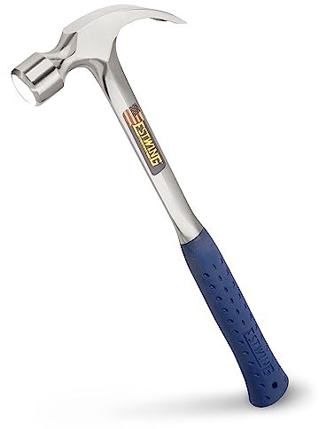 Estwing E3-22C 22oz 16-inch Smooth Face Framing Hammer with Vinyl Shock Reduction Grip