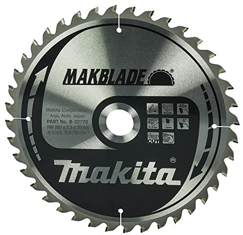 Makita Makblade Saegeblatt, 260 x 30 mm, 40Z, B-32770