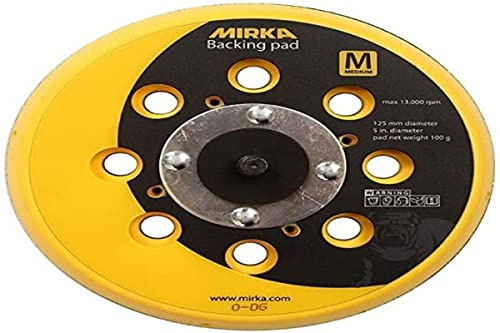 Mirka 8395193111 Backing Pad Net - 125mm - 5/16 Grip - 28 Holes - Medium - Pack contains 1 piece
