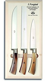 Coltellerie Berti - su Misura I Forgiati 3 Pz. CTP - Portacoltelli Magnetico per coltelli forgiati