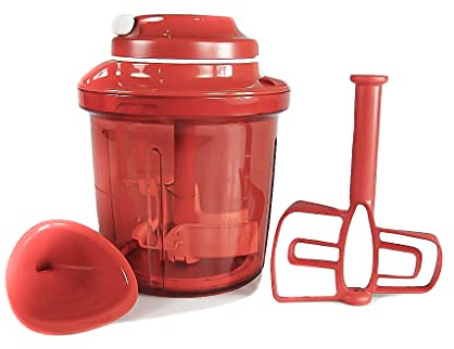 TUPPERWARE Chef Extra-Chef 1,35 L Rot D200 Chef in Einem zerkleinern Extra Chef